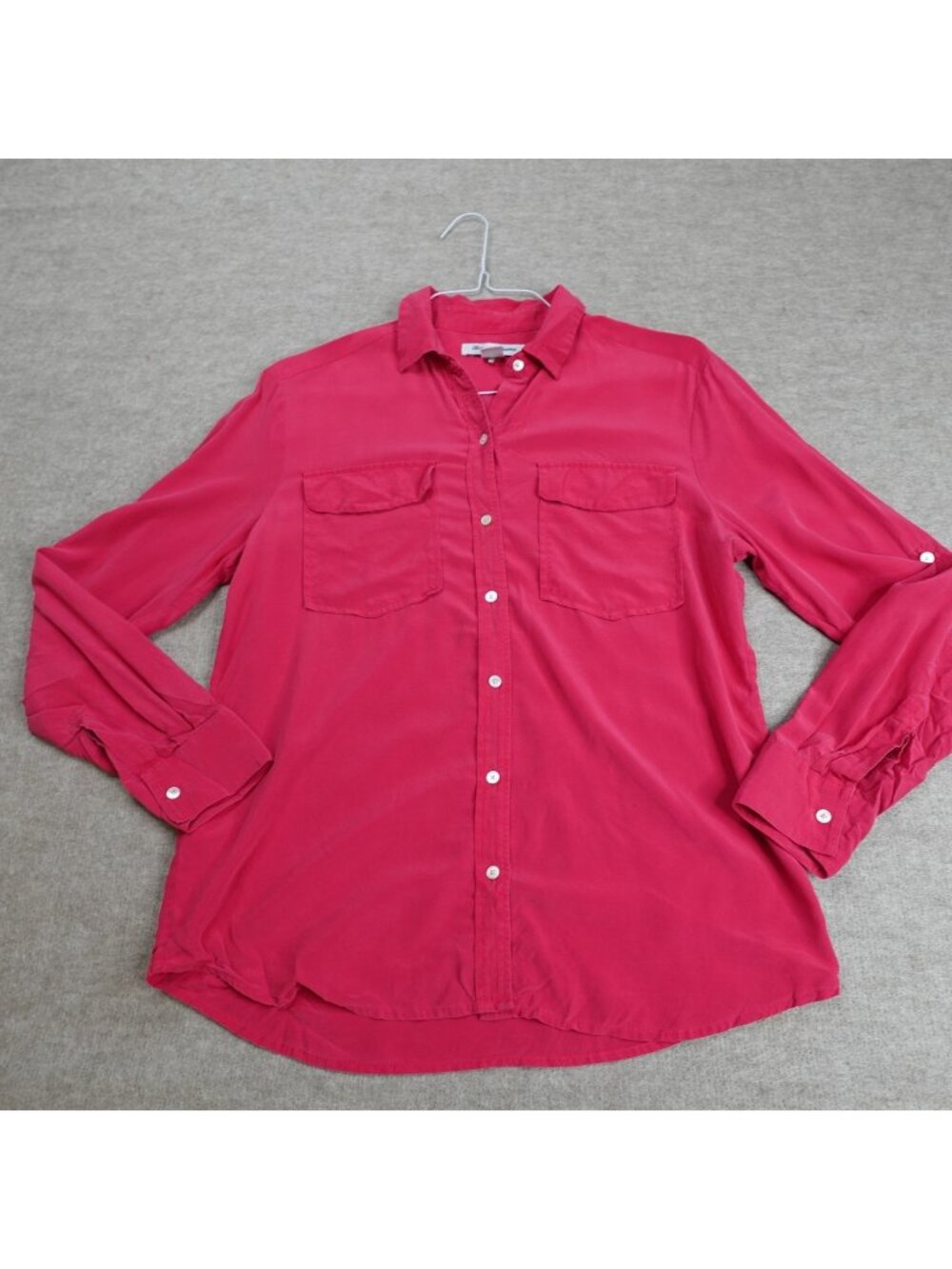 Tommy Bahama Womens Shirt Small Pink 100% Silk